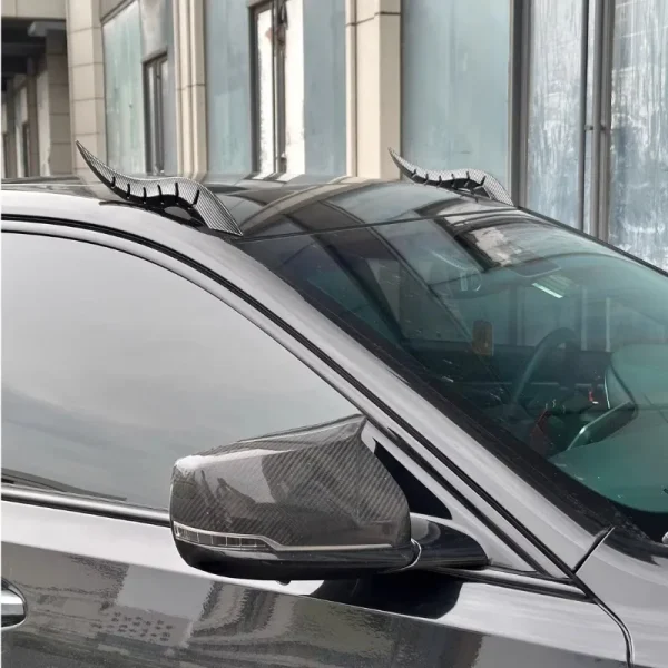 دکور فیبر کربن سقف خودرو (شاخ دراگون دویل)