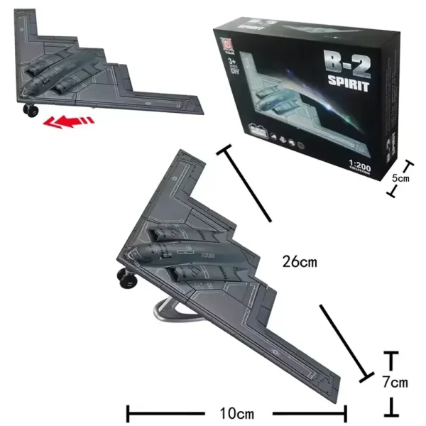 ماکت جت B-2 شبح بمب افکن 1:200 Sprite