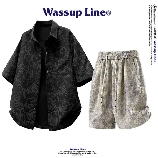 ست پیراهن و شلوارک Wasupline