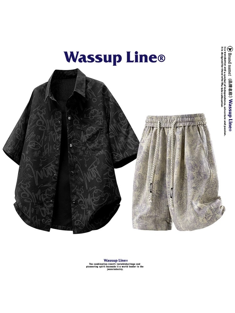 ست پیراهن و شلوارک Wasupline 1 ست پیراهن و شلوارک Wasupline