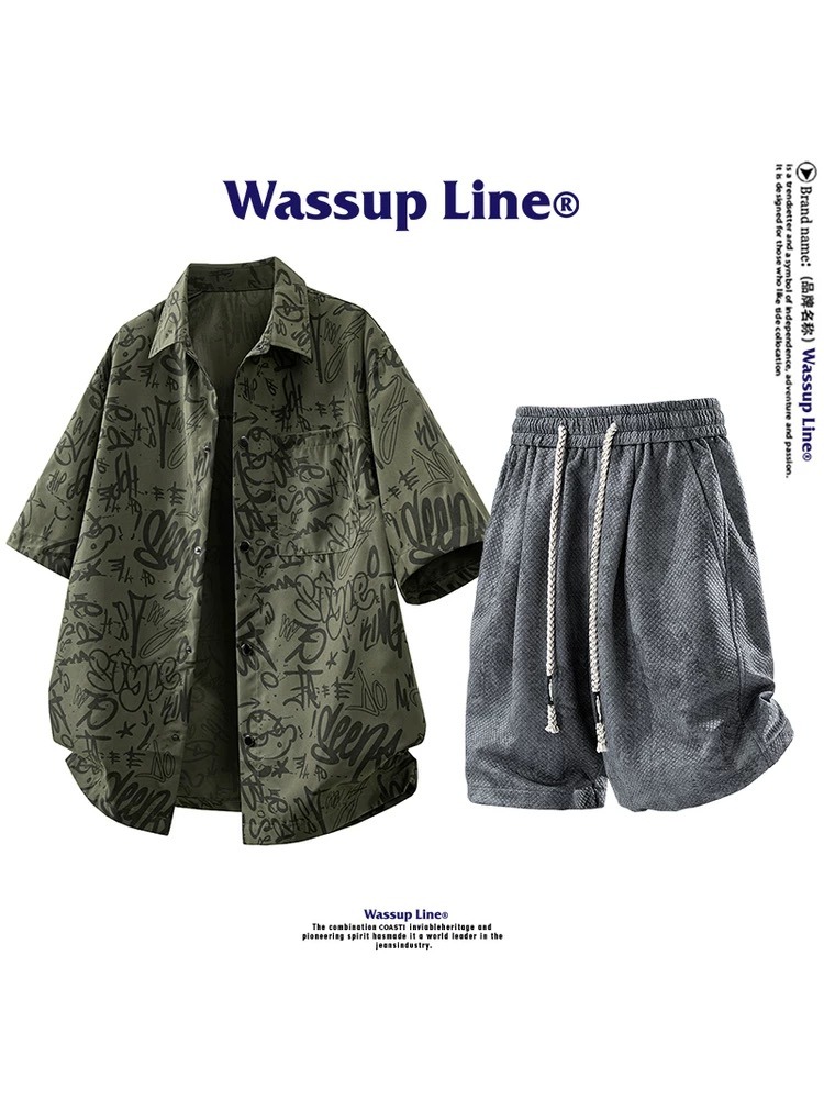 ست پیراهن و شلوارک Wasupline 5 ست پیراهن و شلوارک Wasupline - Image 5