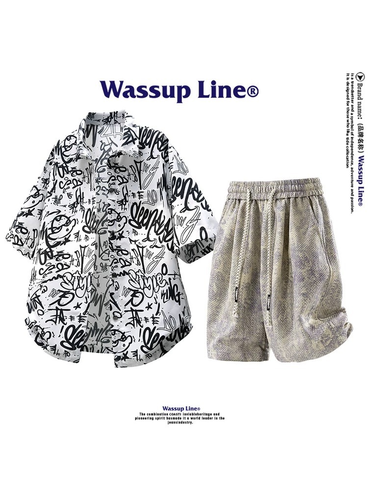 ست پیراهن و شلوارک Wasupline 4 ست پیراهن و شلوارک Wasupline - Image 4