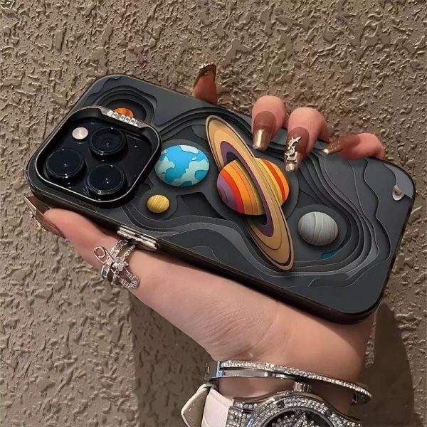 قاب آیفون سه بعدی منظومه شمسی Starry