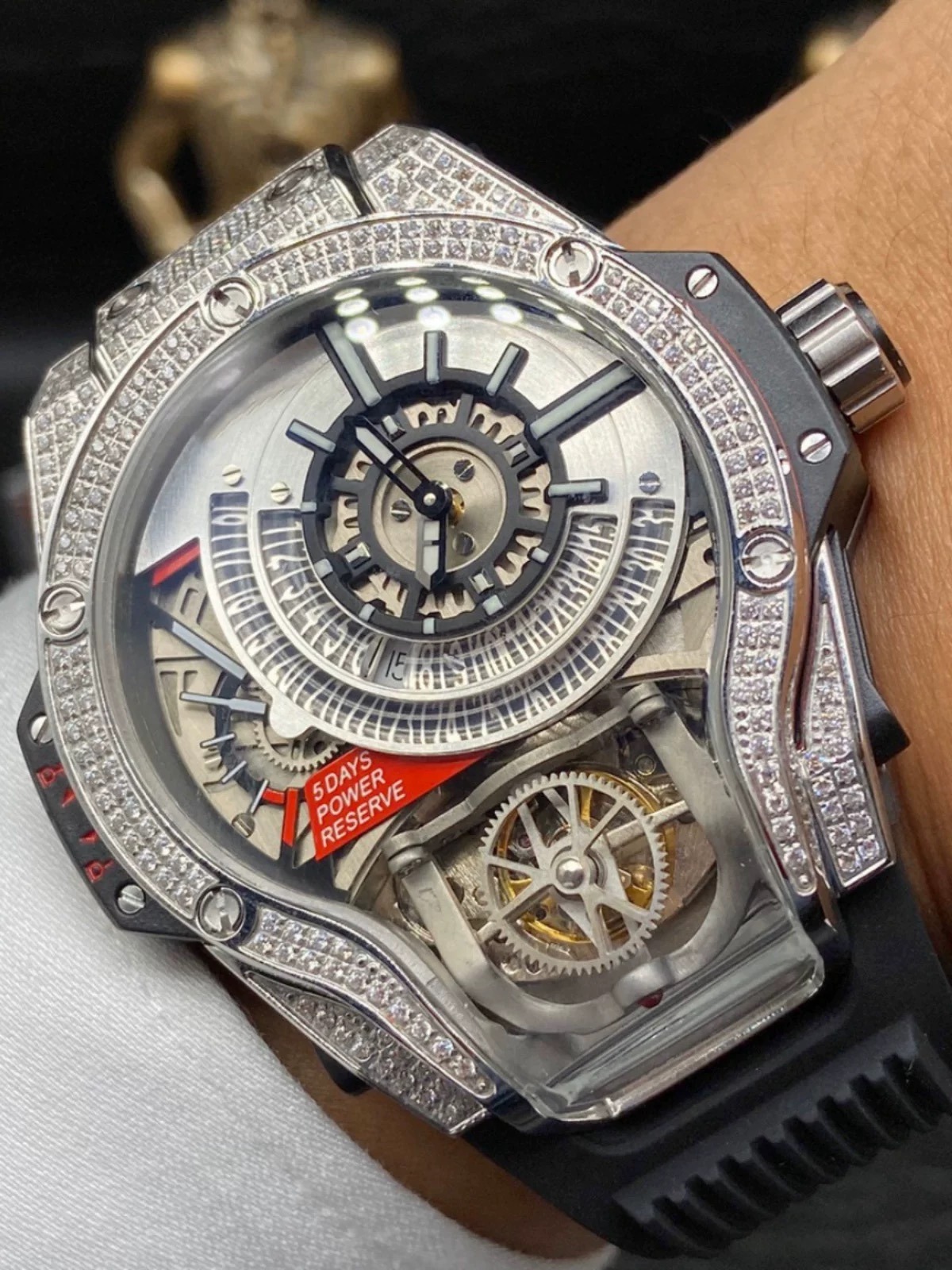 ساعت بیلیونر هابلوت بیگ بنگ MP های کپی 6 ساعت بیلیونر هابلوت بیگ بنگ MP های کپی - Image 6