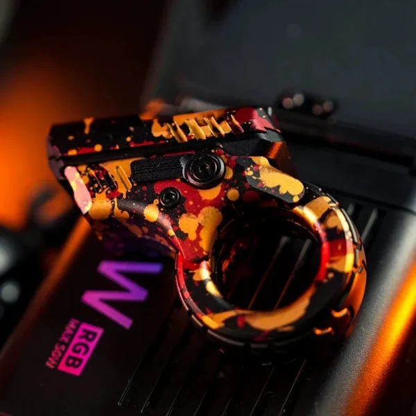 فیجت تیتانیوم گان اسپینرمگنتی ضد استرس EDC Titanium Ratchet