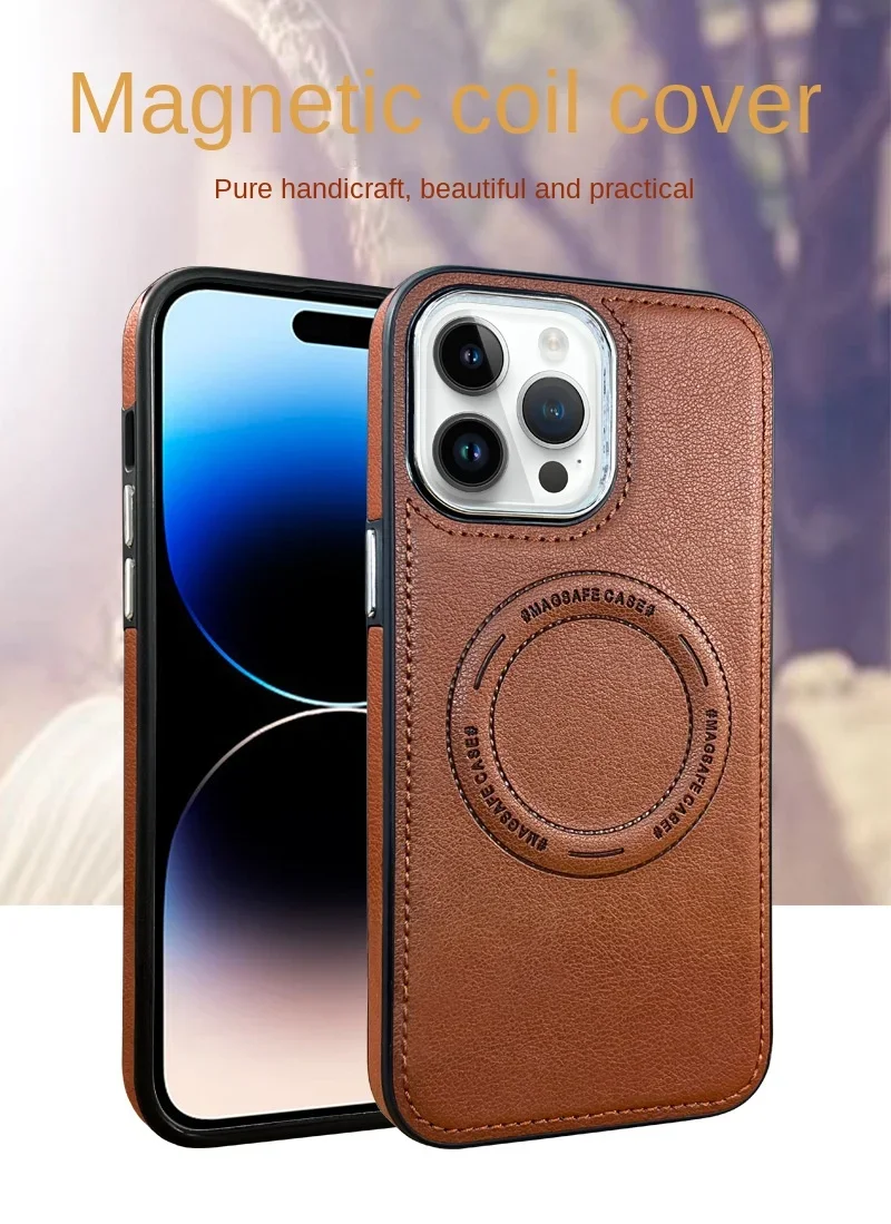 قاب آیفون چرمی مگ سیف هولدر سیمکارت 7 kf S42ae21b1a69742b6abf745c540864921O