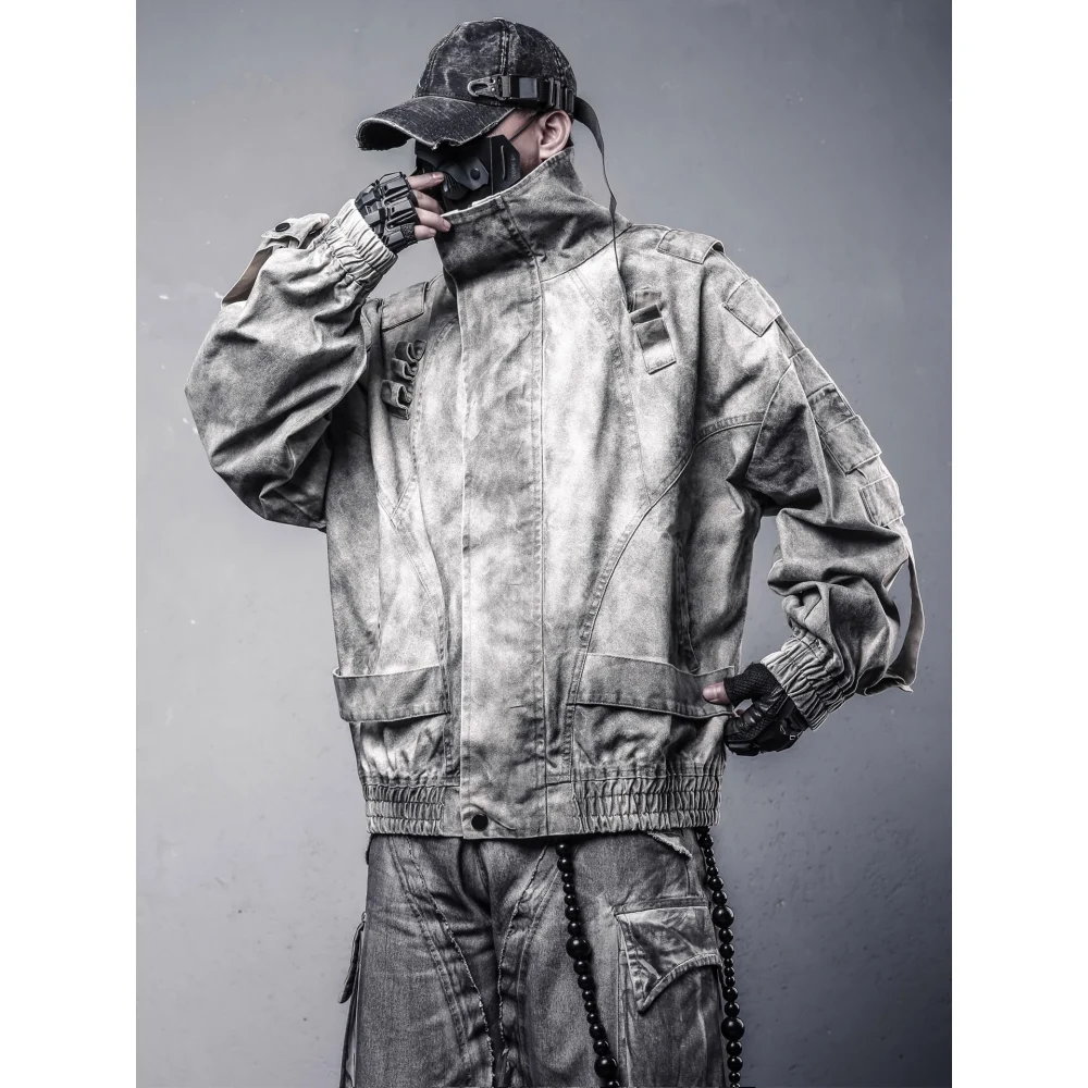 کت وینتیج گاتیک پانک Dirty Wash Wasteland - Image 4