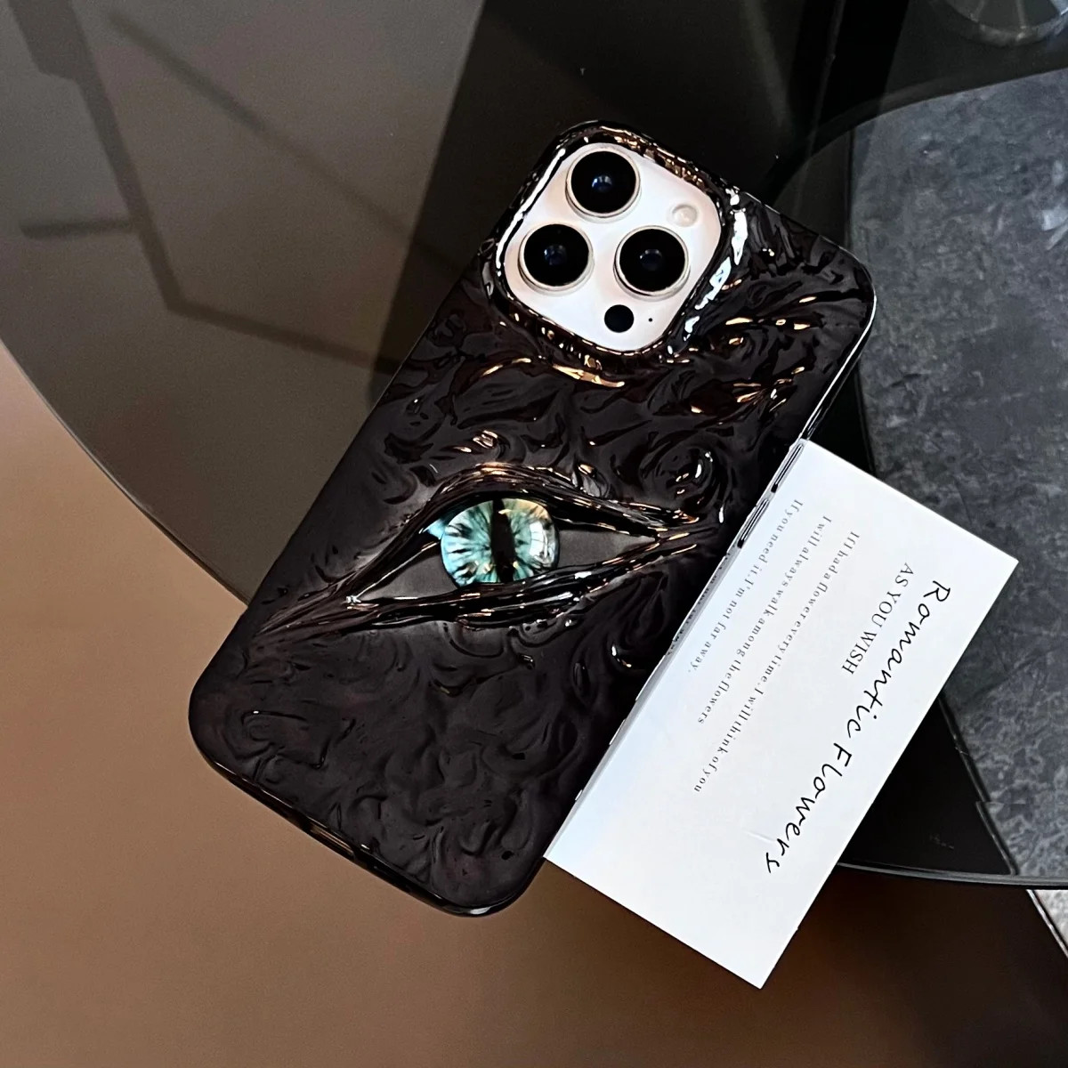 قاب آیفون سه بعدی طرح برجسته Devil Eye 48 kf S6301ad6c15854959a8fb83ecd3e0d0aa4