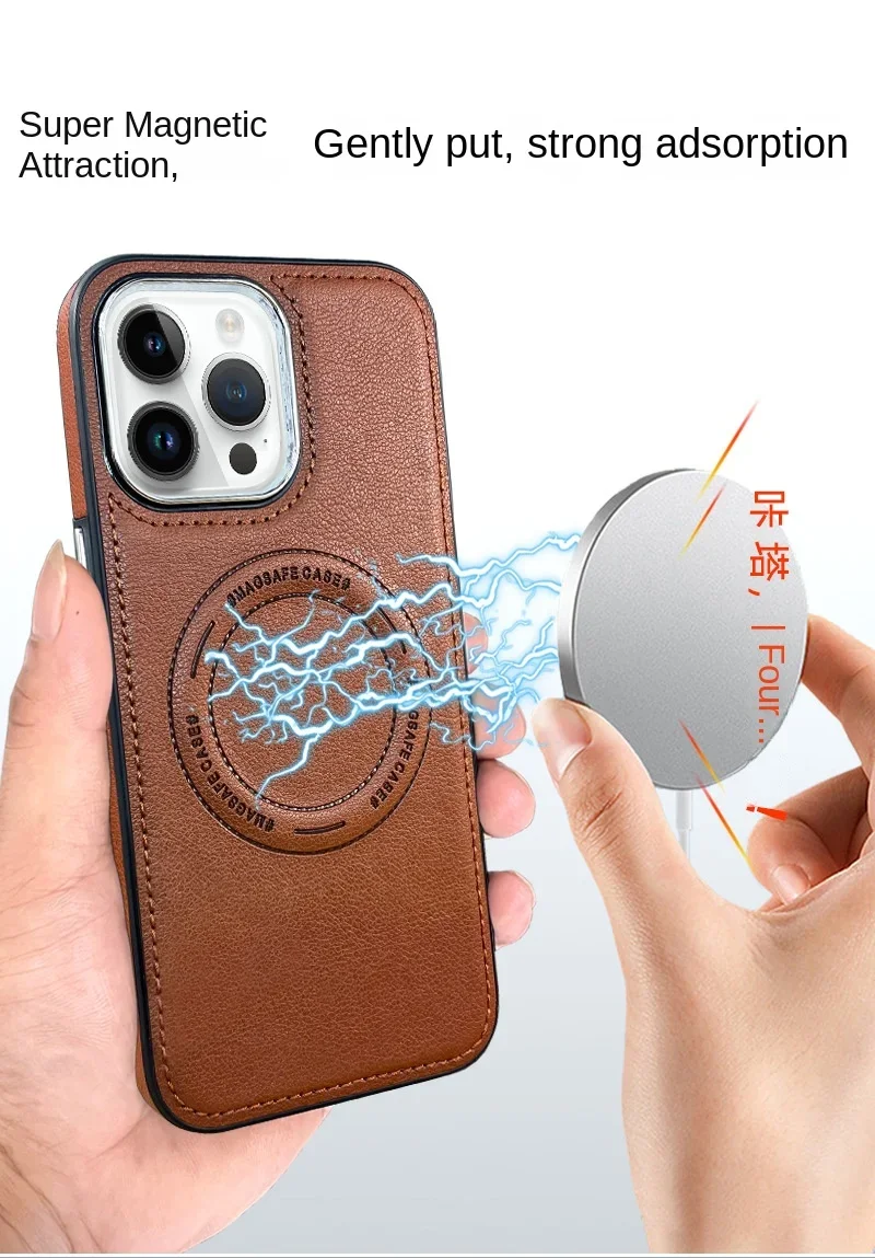 قاب آیفون چرمی مگ سیف هولدر سیمکارت 8 kf S88b4d0600b8c429b8e5482b48b83bd19P