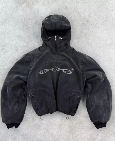 هودی زیپدار فشن پانک Eyes on You