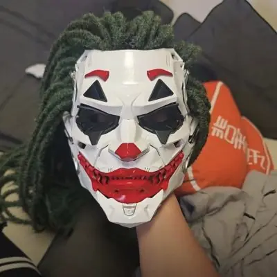 ماسک سه بعدی کلاه کاسک طرح جوکر بافت 8 IMG 9711