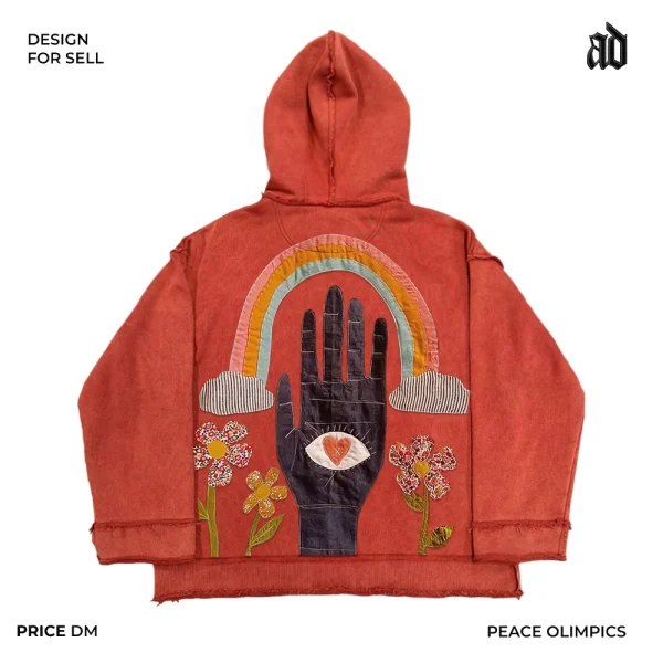 هودی کلاژ Mottled mottled!