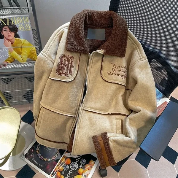 کت پشمی زمستانه کارگو American Patchwork