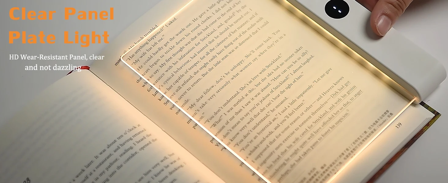 چراغ مطالعه شارژی فلت ال ای دی دیمر دار 8 kf S120baf1703894416aa5765a1497797a7m