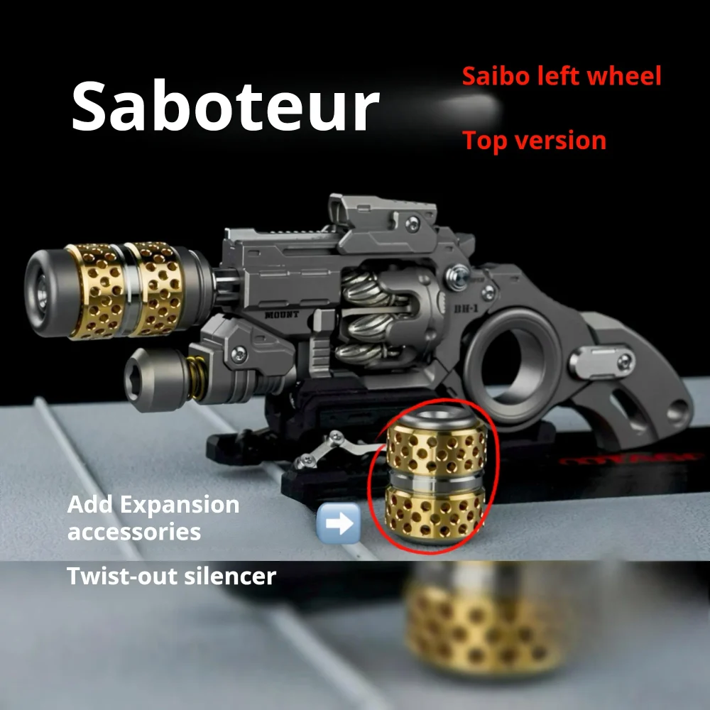 فیجت ضد استرس گان فلزی EDC Sliders Armor Spinning 2 فیجت ضد استرس گان فلزی EDC Sliders Armor Spinning - Image 2