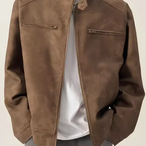 کت چرم رترو اور Jaet ex
