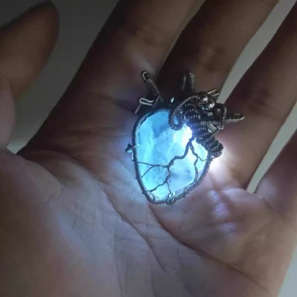 گردنبند قلب اقیانوس آبی