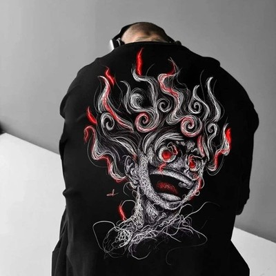 هودی طرح دار ONE PIECE Luffy Sauron