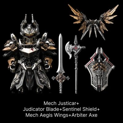 فیگور مگنتی فلزی شوالیه لگو Mech Justicar 6 IMG 3596
