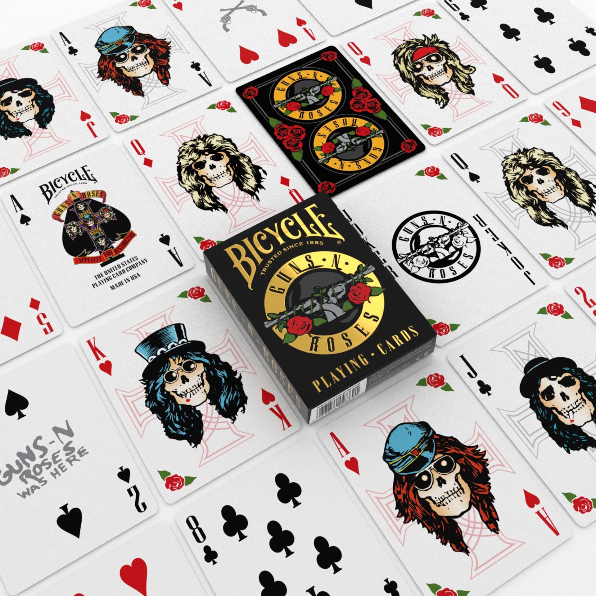 ورق بازی گانز اند روزس Guns N' Roses Bicycle 2 ورق بازی گانز اند روزس Guns N' Roses Bicycle - Image 2