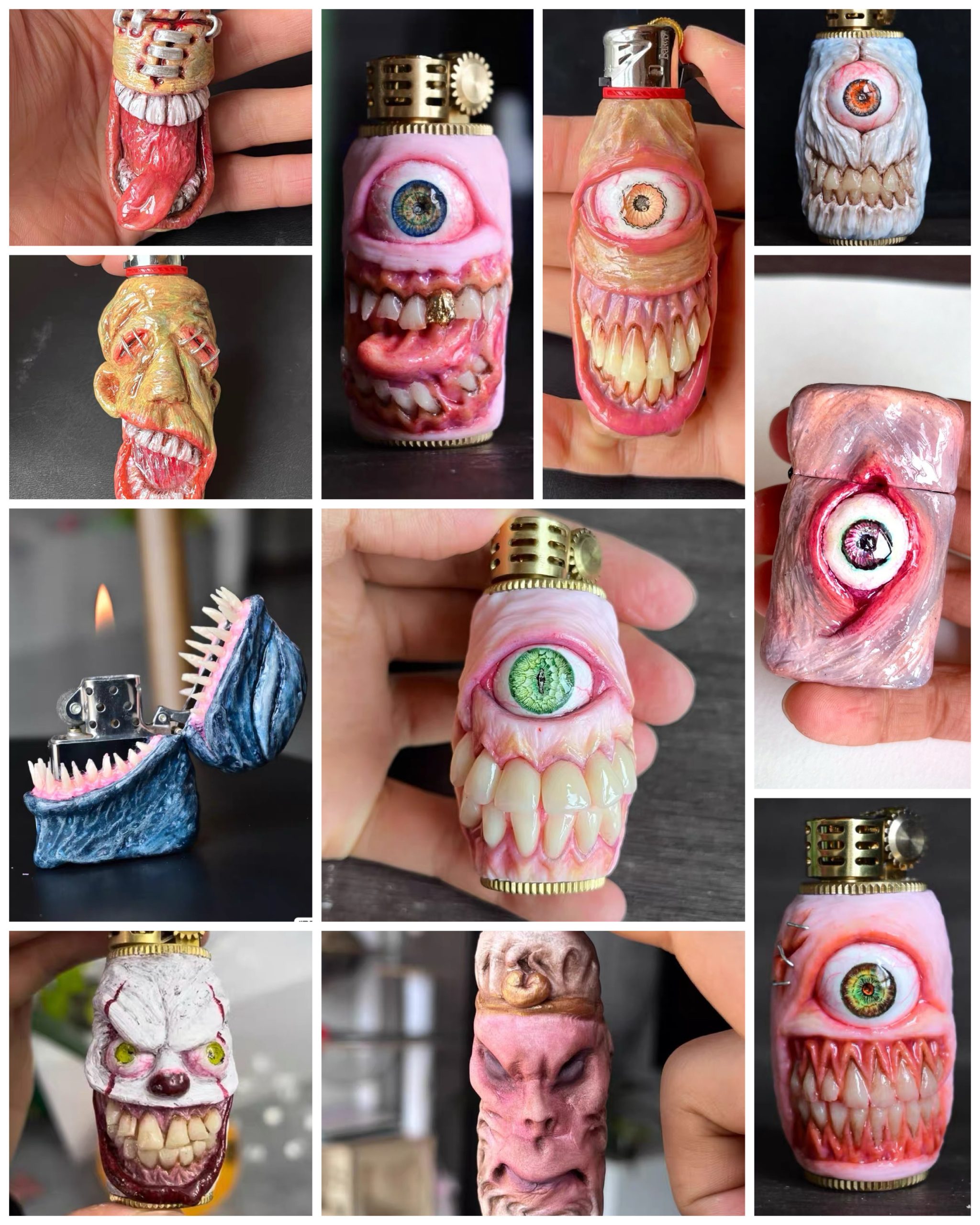 کالکشن فندک دستساز هیولا Monster Art 1 کالکشن فندک دستساز هیولا Monster Art