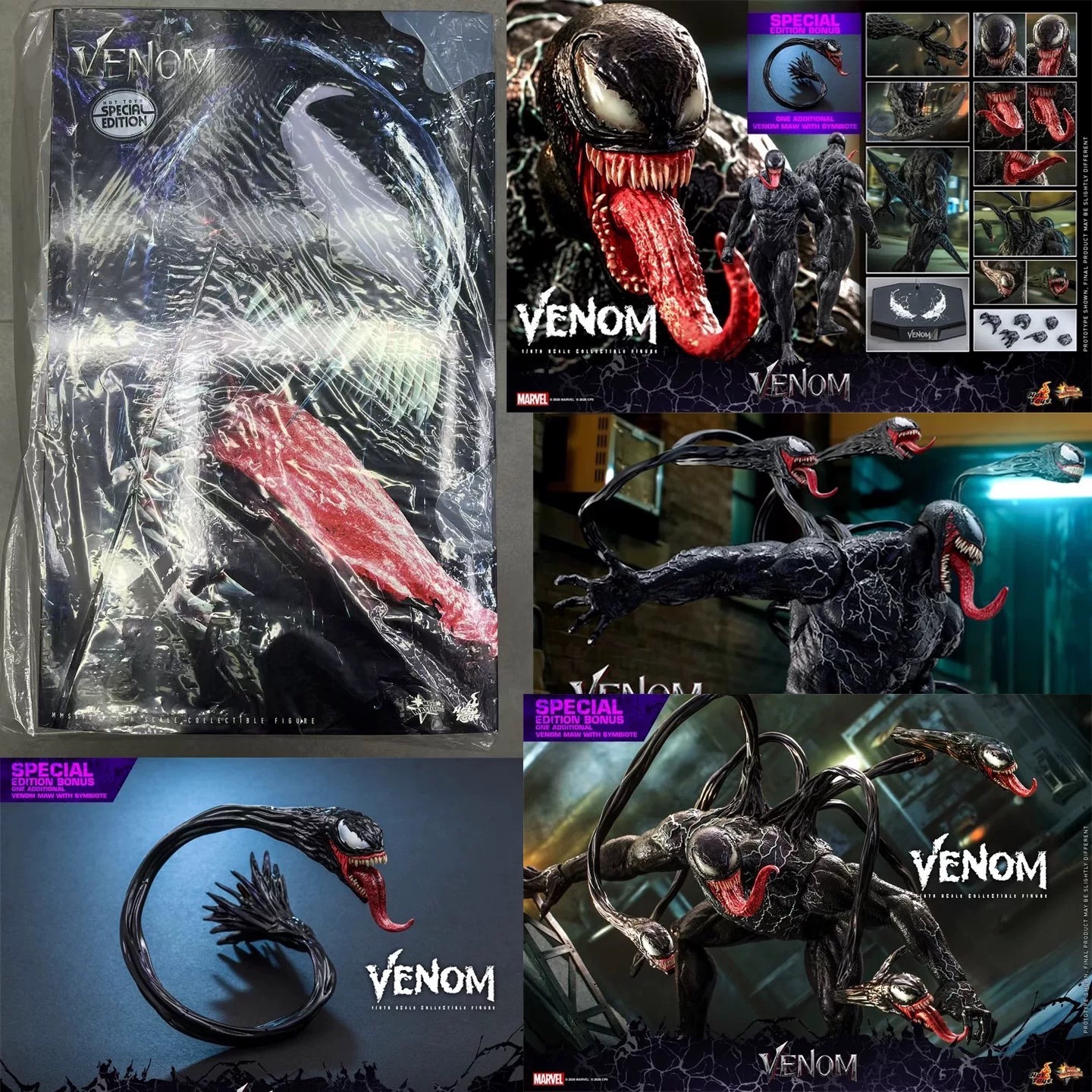 فیگور ونوم ۱ 1/6 V 1-HOTTOYS MMS590 1 فیگور ونوم ۱ 1/6 V 1-HOTTOYS MMS590