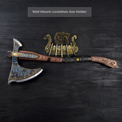 تبر فلزی افسانه ای کارتوس شبنما 87Cm Leviathan Kratos Metal Axe 13 IMG 7956