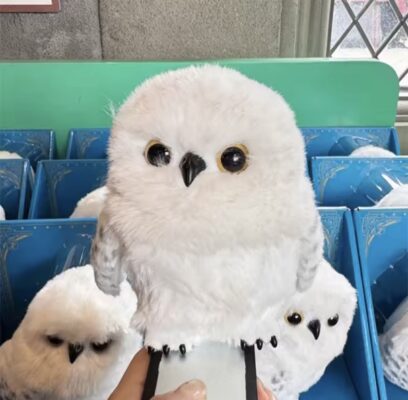 فیگور جغد هری پاتر متحرک سخنگو شانه اورجینال Universal Studios 7 IMG 8319