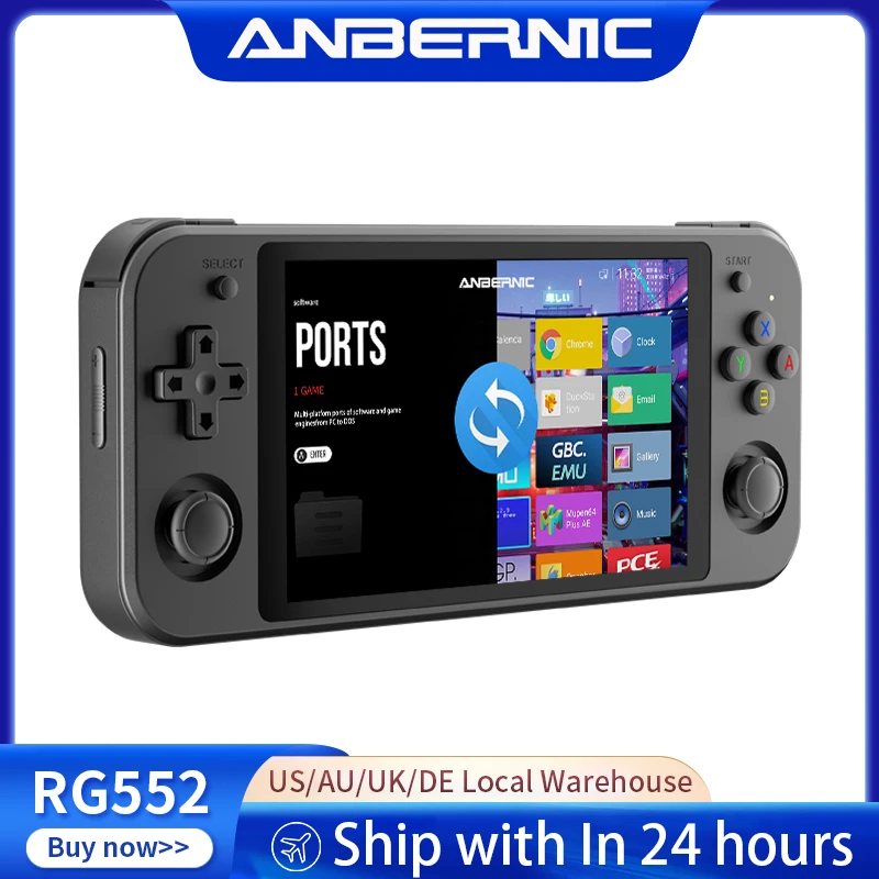 کنسول بازی پرتابل Anbernic RG552 5.36" IPS Touch 1 کنسول بازی پرتابل Anbernic RG552 5.36" IPS Touch