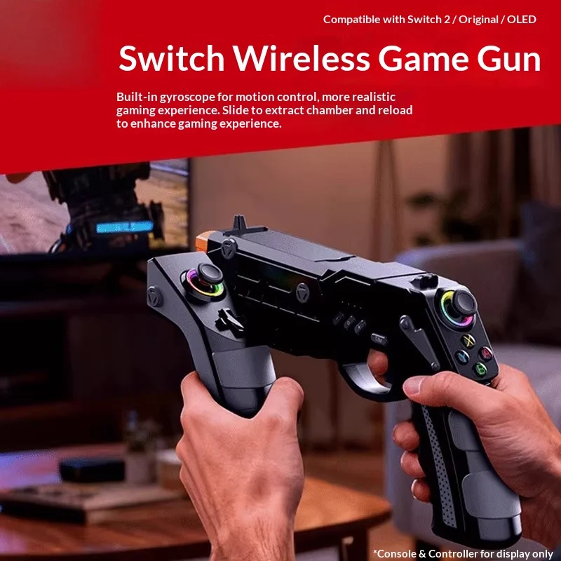 گان کنترلر وایرلس IPEGA Shooting Switch2NS FPS 2 گان کنترلر وایرلس IPEGA Shooting Switch2NS FPS - Image 2