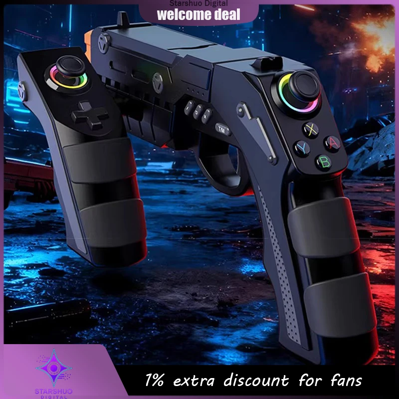 گان کنترلر وایرلس IPEGA Shooting Switch2NS FPS 1 گان کنترلر وایرلس IPEGA Shooting Switch2NS FPS