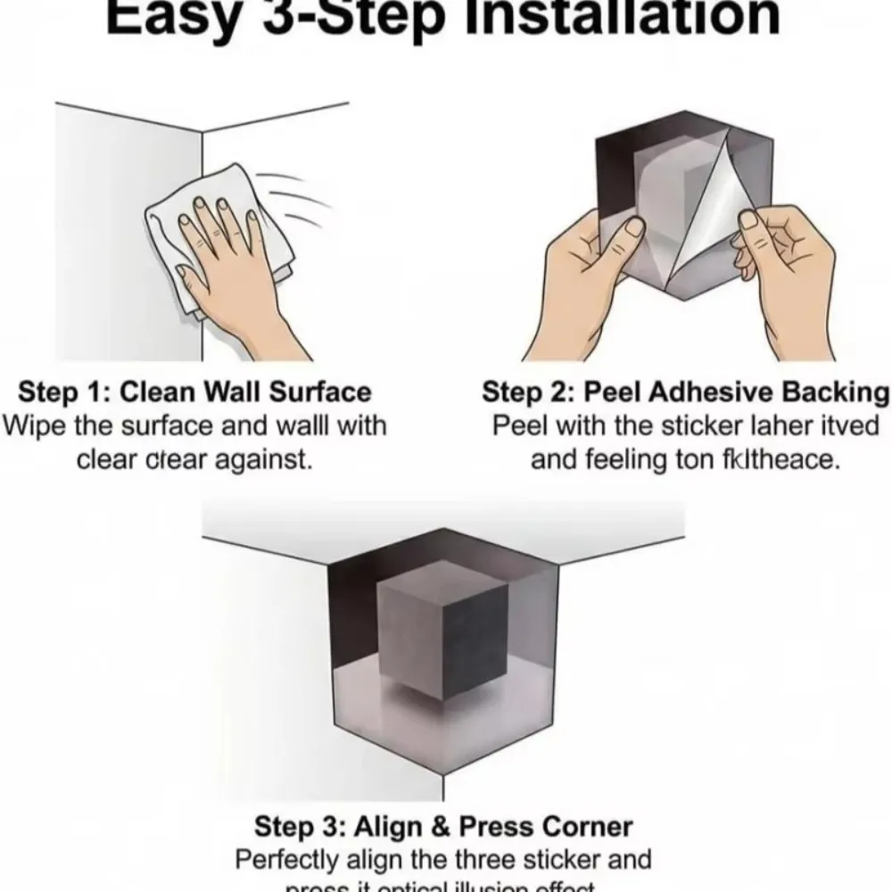 استیکر جادویی سه بعدی Optical Illusion Corner 13 kf S834793325fcd4629ad12eee1a8c25cddg 1
