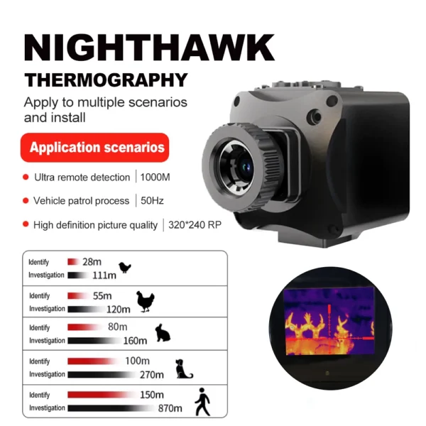 دوربین دید در شب حرارتی JS Nighthawk x2-Frigate 320