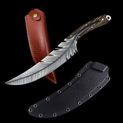 چاقو حرفه ای طرح پر استیل کربن 14 IMG 0130