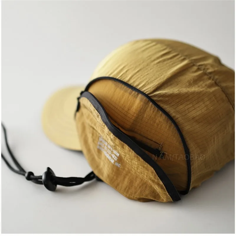 کلاه بیسبال زیپ دار جیب مخفی قابل تنظیم ضد آب UV Protection 3 کلاه بیسبال زیپ دار جیب مخفی قابل تنظیم ضد آب UV Protection - Image 3