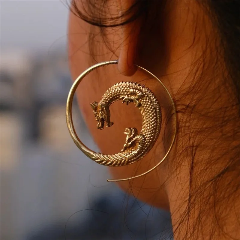 گوشواره دراگون استیل