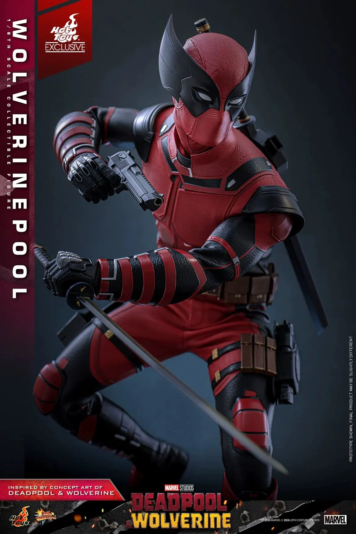 اکشن فیگور ددپول هات تویز HOTTOYS HT 1/6 Scale MMS857 Wolverinepool 12 kf S45e920642dd7409e85e65c01a3f098b7h