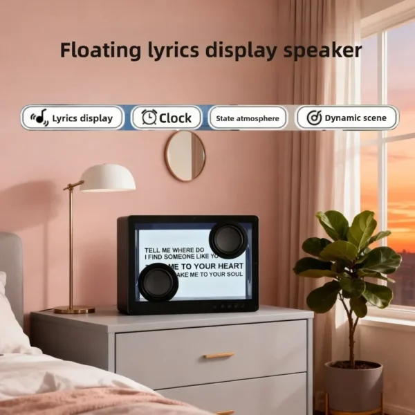 اسپیکر صفحه نمایش دار ترنسپرنت بلوتوثی Greta 50W 35 cm