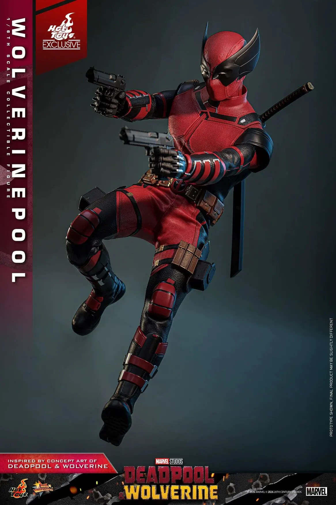 اکشن فیگور ددپول هات تویز HOTTOYS HT 1/6 Scale MMS857 Wolverinepool 10 kf Sbf00574996674df1a0a10cb6a617b809t