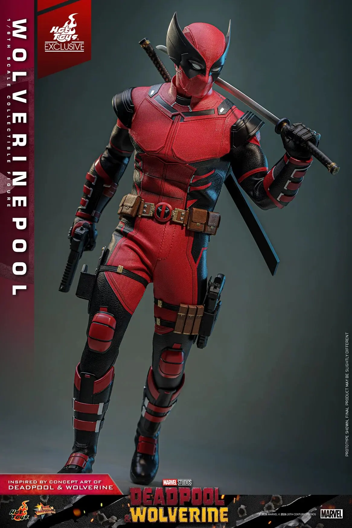 اکشن فیگور ددپول هات تویز HOTTOYS HT 1/6 Scale MMS857 Wolverinepool 19 kf Sdd8893132c29440092f2fff4c2d67d47U