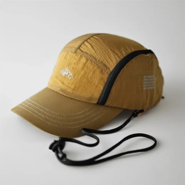 کلاه بیسبال زیپ دار جیب مخفی قابل تنظیم ضد آب UV Protection