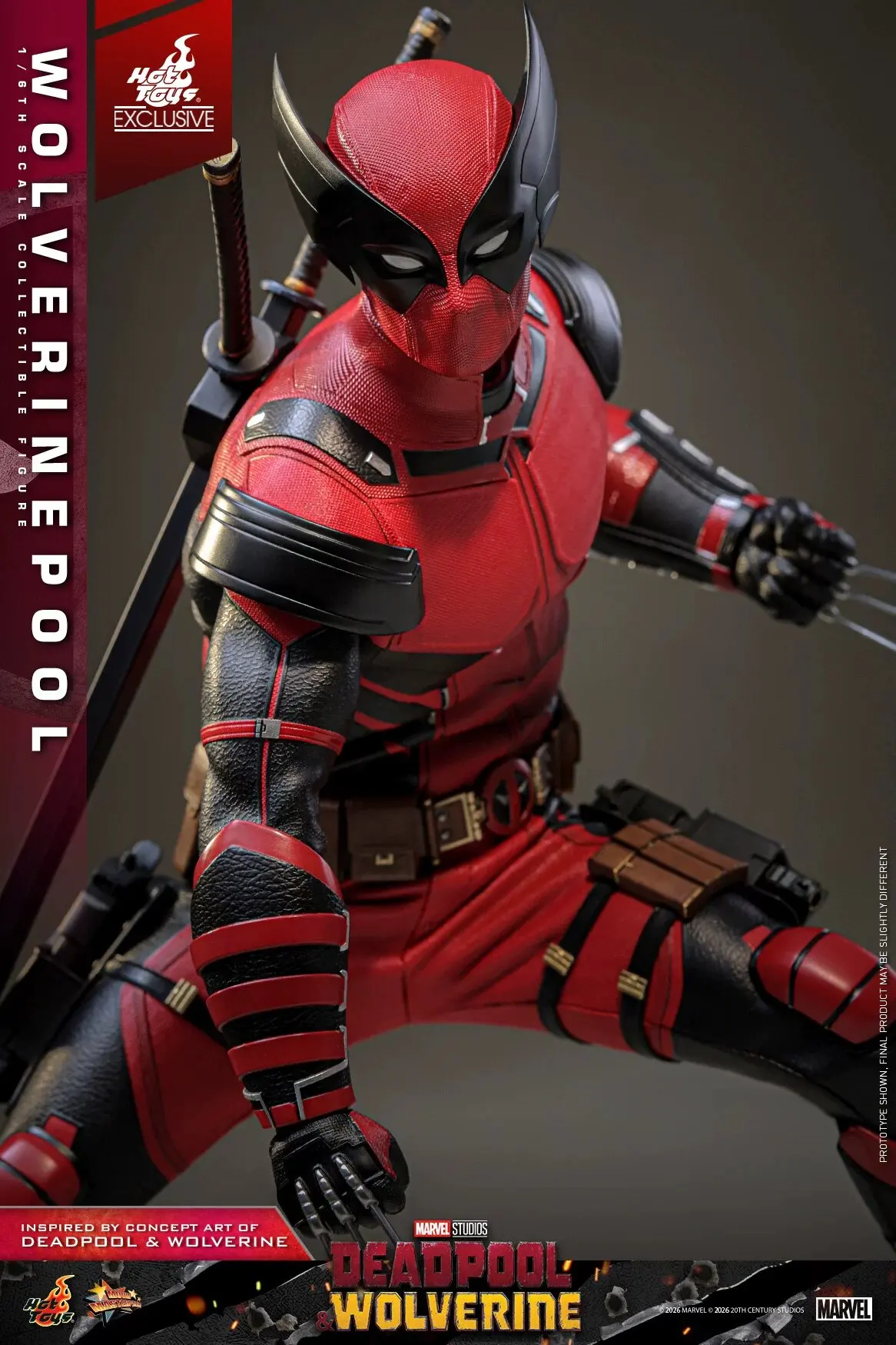 اکشن فیگور ددپول هات تویز HOTTOYS HT 1/6 Scale MMS857 Wolverinepool 18 kf See343f4683d34fb19c8ed0f27ea50741v