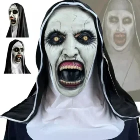 ماسک ترسناک کاسپلی راهبه Creepy Nun Mask