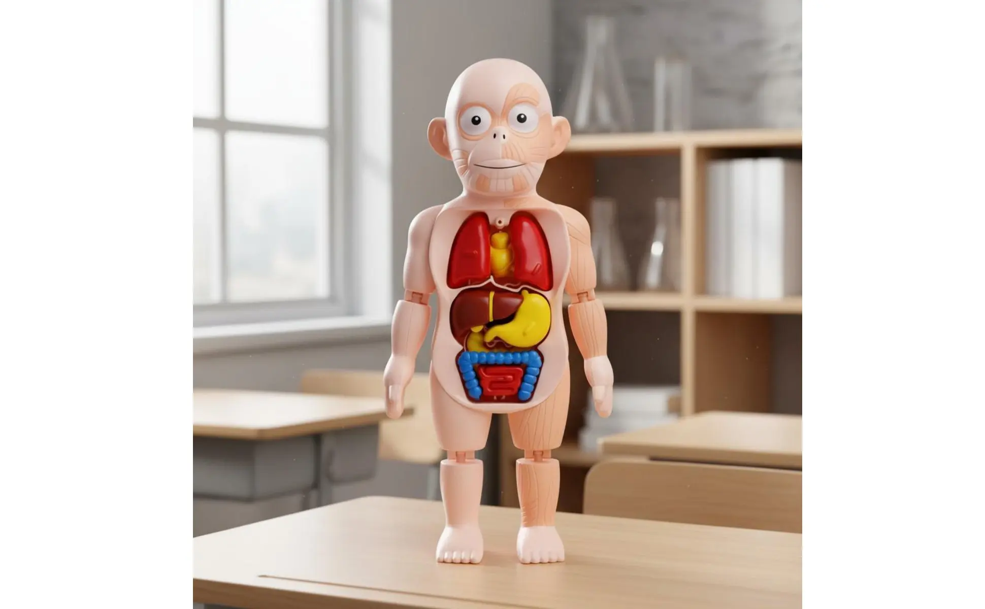 Human Organ Model Easy to Assemble DIY Body Model Educational Toy Removable Parts Science Kit Colorful for Kindergarten Human Organ Model Easy to Assemble DIY Body Model Educational Toy Removable Parts Science Kit Colorful for Kindergarten