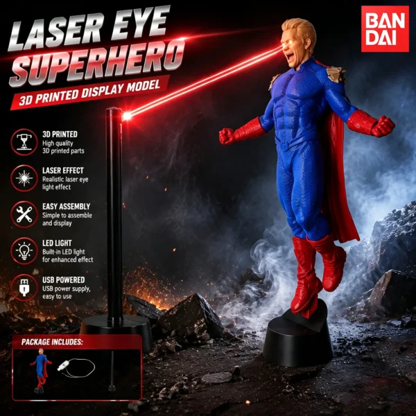 فیگور هوم لندر The Boys با افکت لیزری ۱/۱۲ Bandai