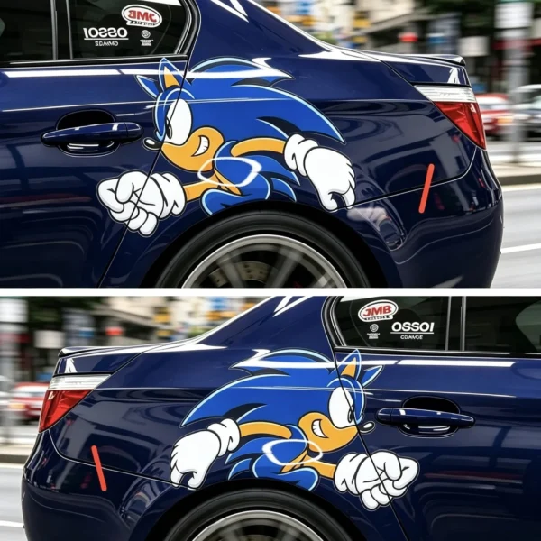 استیکر سه بعدی خودرو sonic